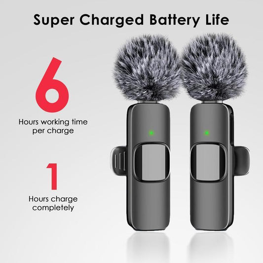 2 - Pack Omnidirectional Lavalier Mic: No Bluetooth, Multi - Device for Phone/Tablet